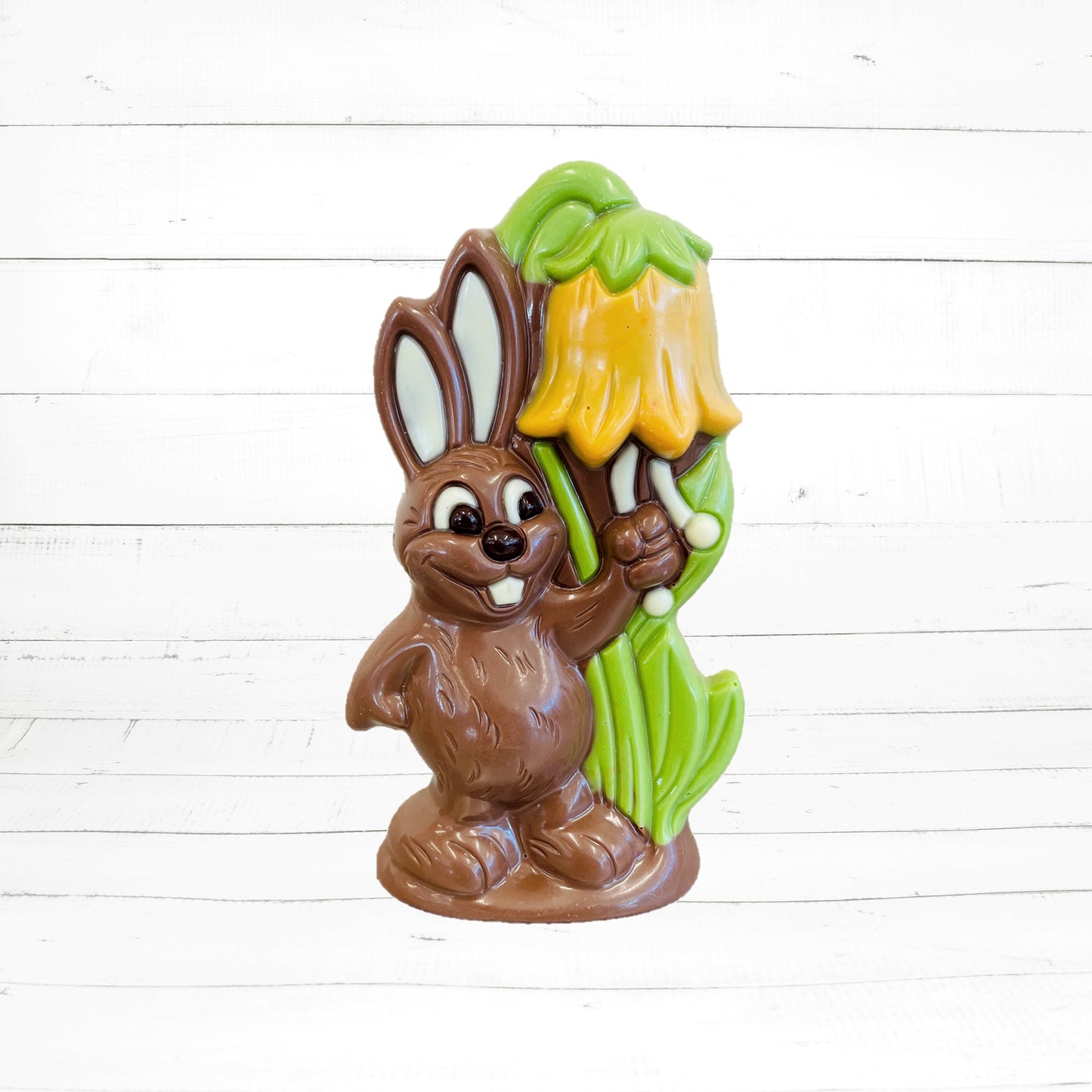 Osterhase mit Tulpe 140g (EH6-93)