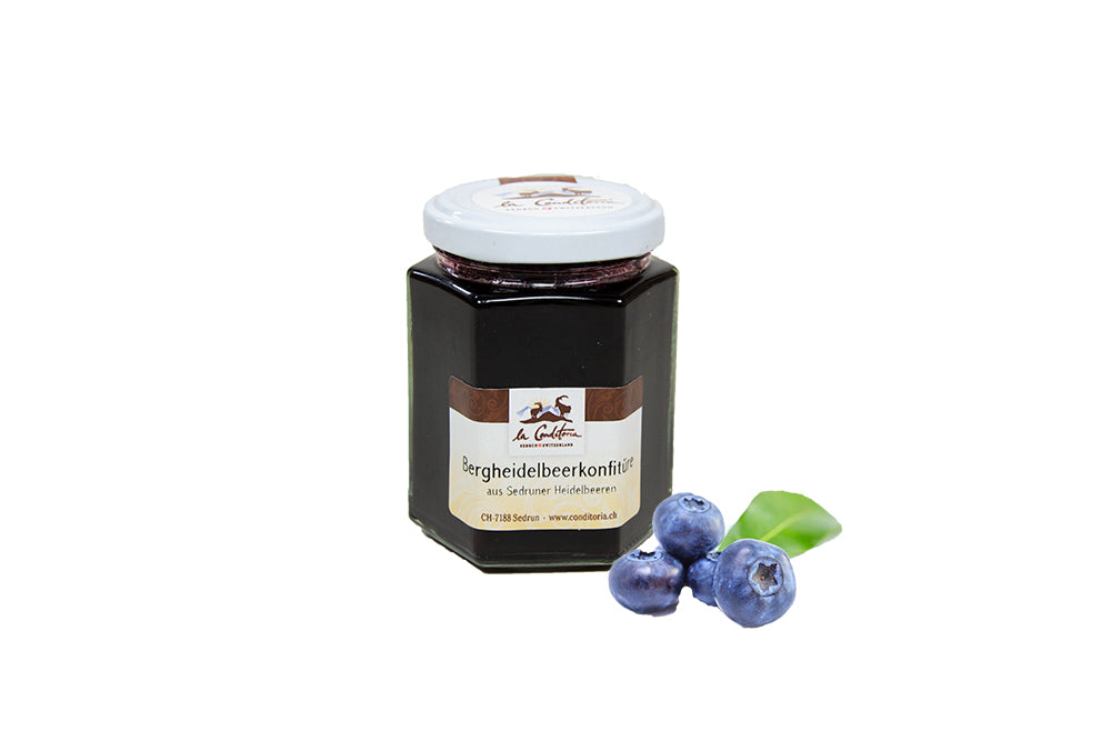 Sedruner Bergheidelbeerkonfitüre "Goldmedaille" (1190, 1180)