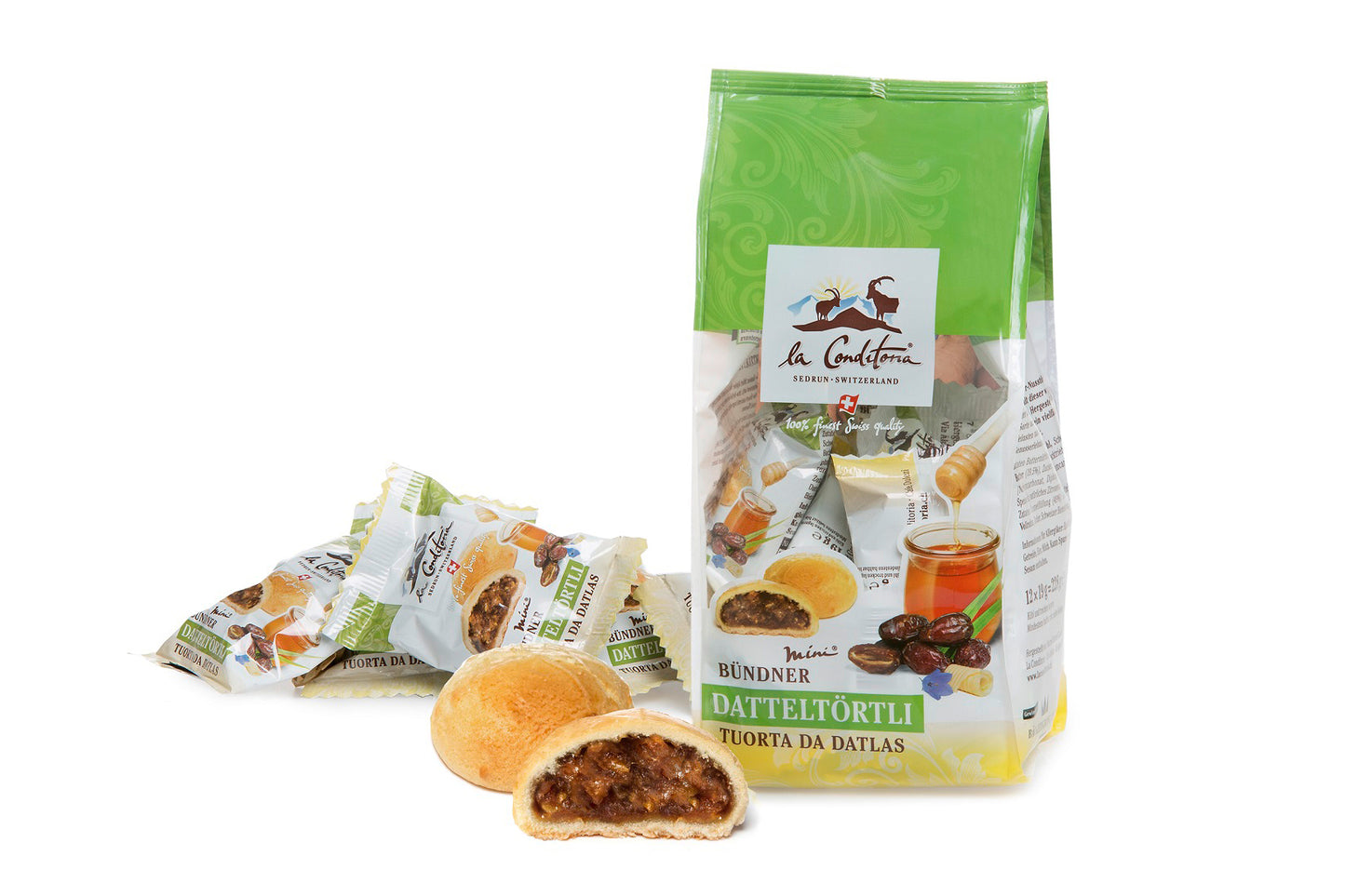 Karton mit Beutel Mini Bündner Törtli® assortiert, EH12 (2019)