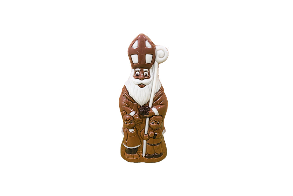 Samichlaus mit Stock und Kinder traditionell (613)