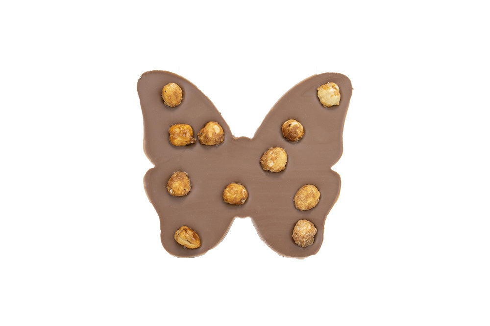 Schokoladen-Schmetterling, Milch mit Haselnuss (3544)