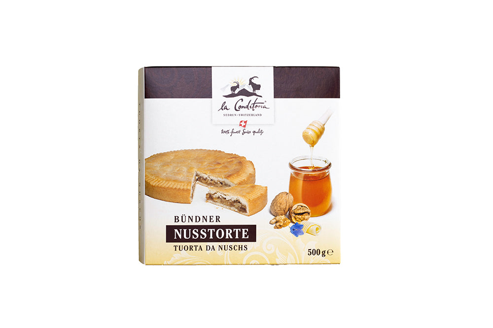 Bündner Nusstorte mit 10% Butter, EH6/10 (2140-2141)