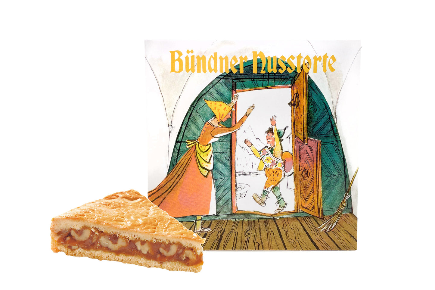 Bündner Nusstorte Schellenursli Türe Willkommen, EH6 (2014-2015)