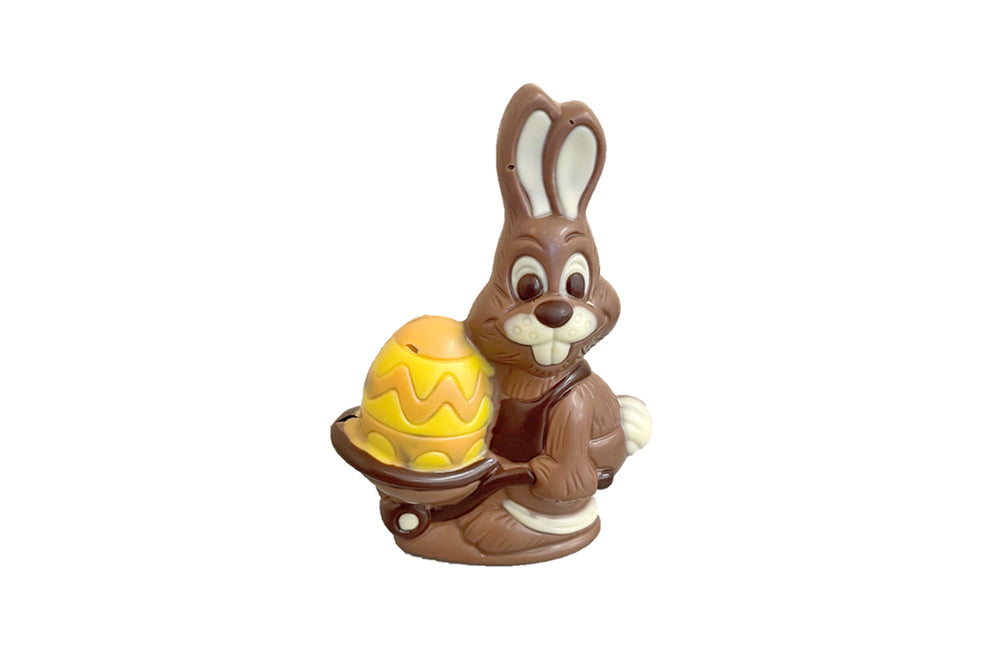 Osterhase mit Schubkarren und Ei, EH6 (92)