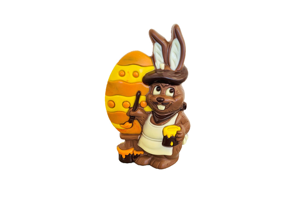 Osterhase Maler Erika mit grossem Ei, EH6 (394)