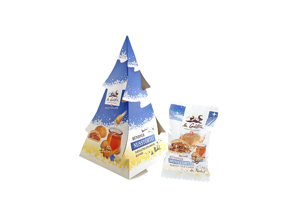 Tannenbaum Mini Bündner Nusstörtli® "Nadal" (2100)