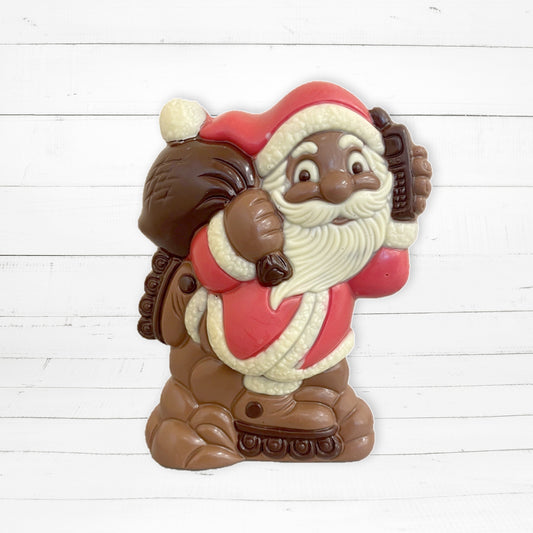 Samichlaus mit Rollschuh und Handy (618)